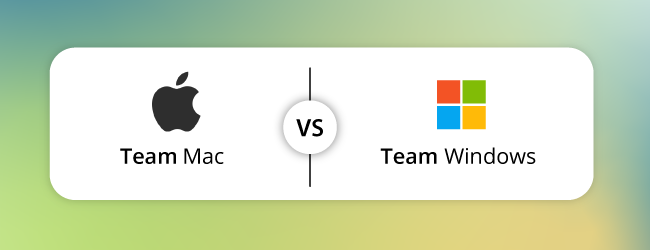 Team Mac of team Windows